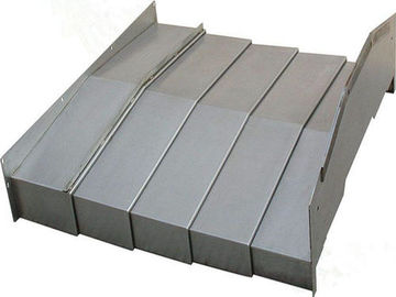 Welding Accordion Bellow Cover High Frequency  With Stainless Steel Plate